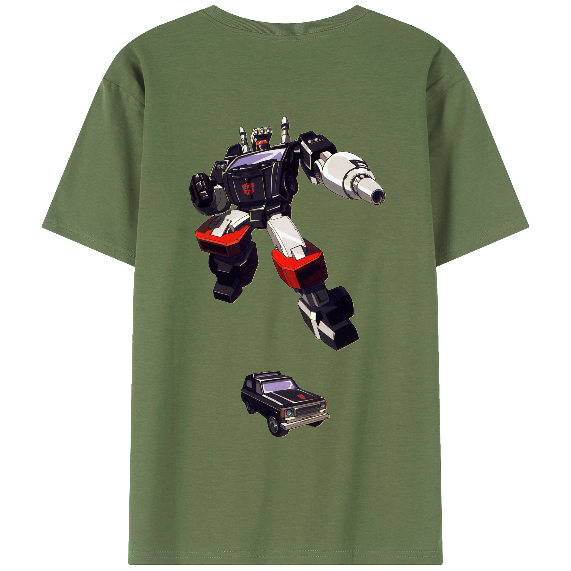 （画像用）  綿100％ メンズ半袖Tシャツ（バックプリント） 通気性